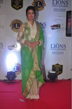 Shafaq Naaz at the 21st Lions Gold Awards 2015 in Mumbai on 6th Jan 2015